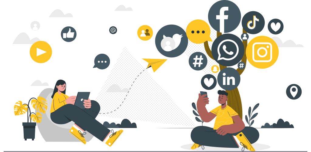 all types of social media and search engine marketing